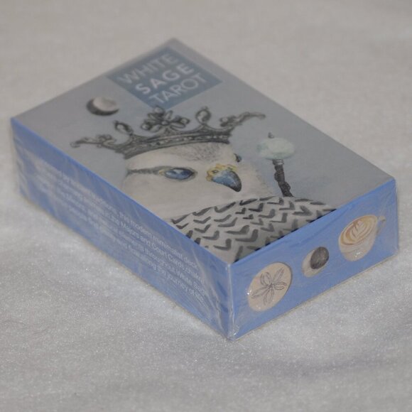 NWT White Sage Tarot by Theresa Hutch Pock Sized Deck 78 Cards & Guidebook - Picture 6 of 6